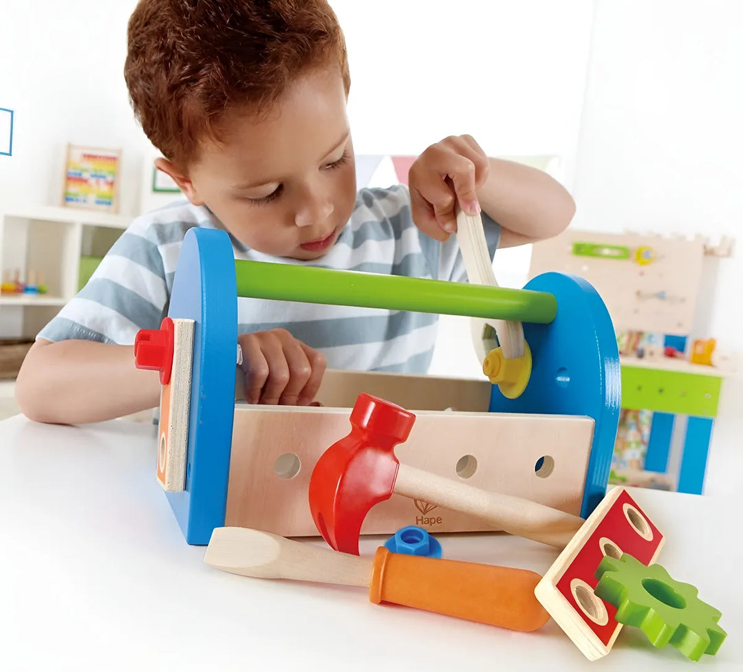 Caja De Herramientas Madera para Niños