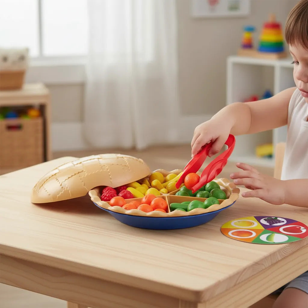 Juego didáctico de Motricidad Fina Pie De Frutas para niños