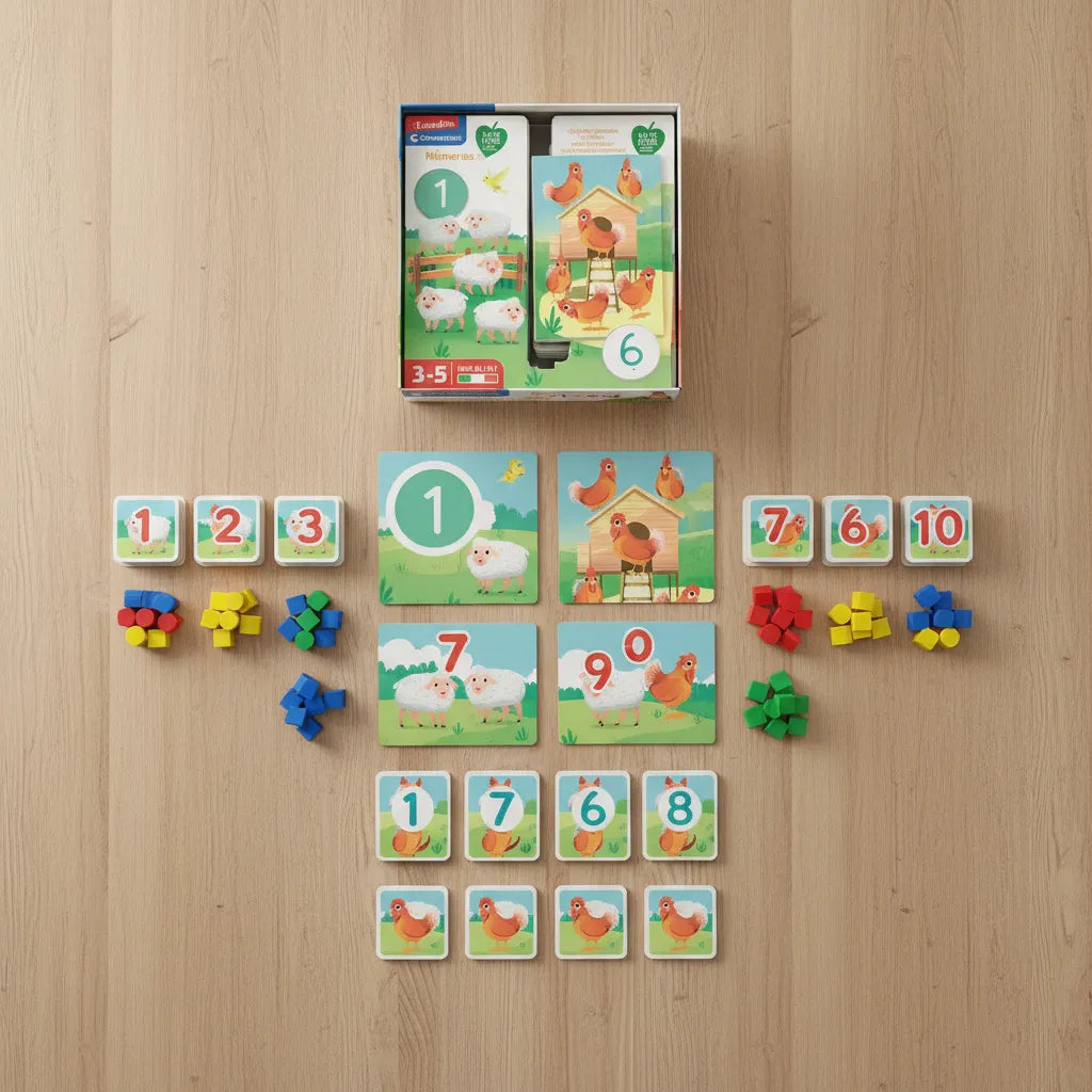 Juego Didactico Números Del 1 Al 10 Para Niños