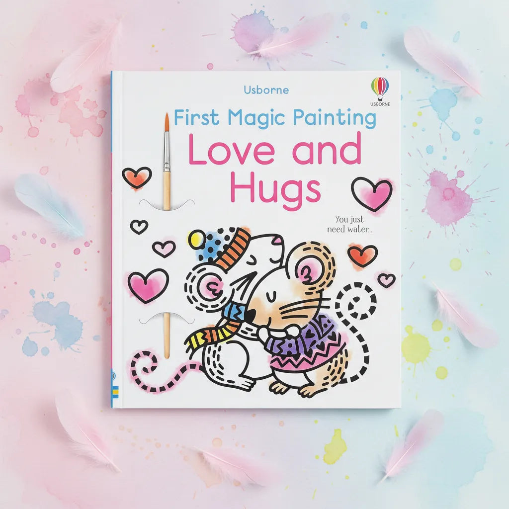 Libro Primer Cuadro Mágico Amor Y Abrazos Para Pintar Niños