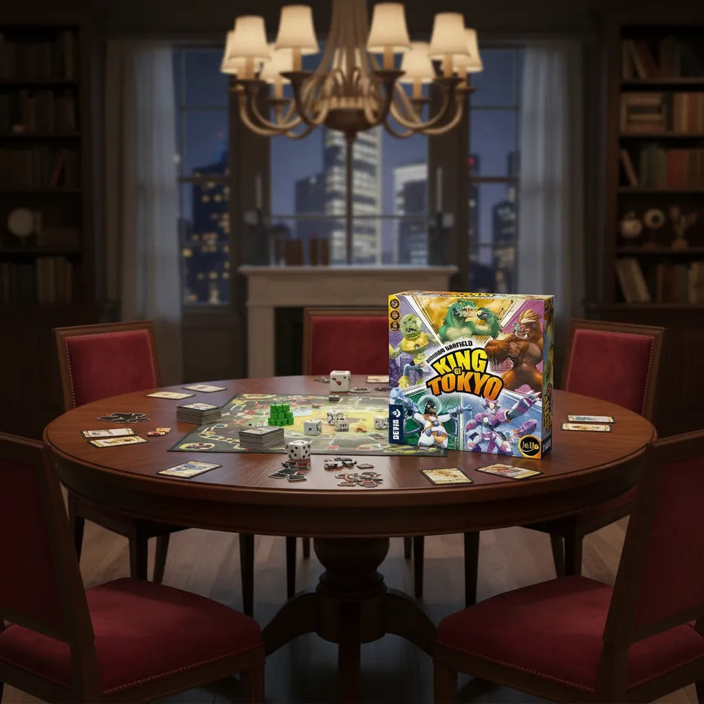 Juego De Mesa King Of Tokyo Adultos Estrategia Roles