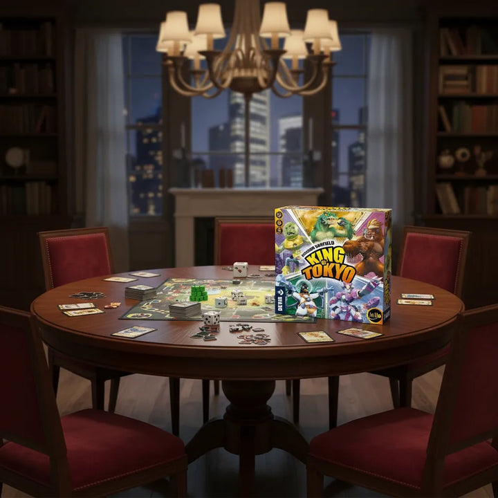 Juego De Mesa King Of Tokyo Adultos Estrategia Roles