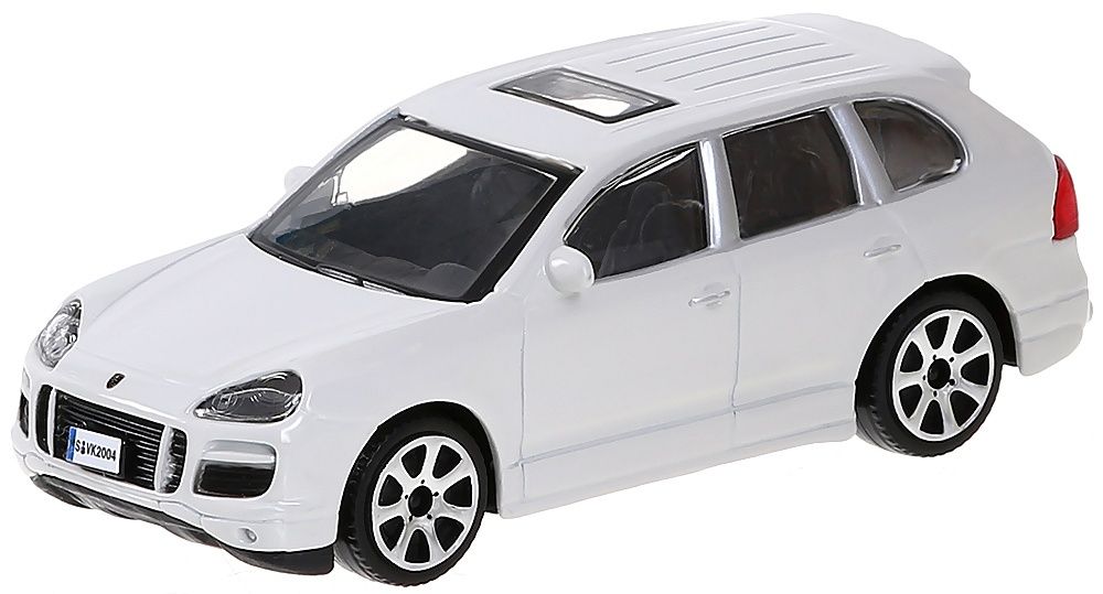 Carro Coleccionable Bburago 1:43 Porshe Cayenne Blanco