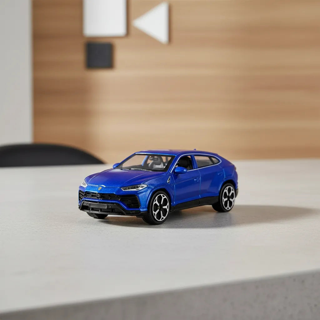 Carro A Escala Bburago 1:43 Lamborghini Urus Azul
