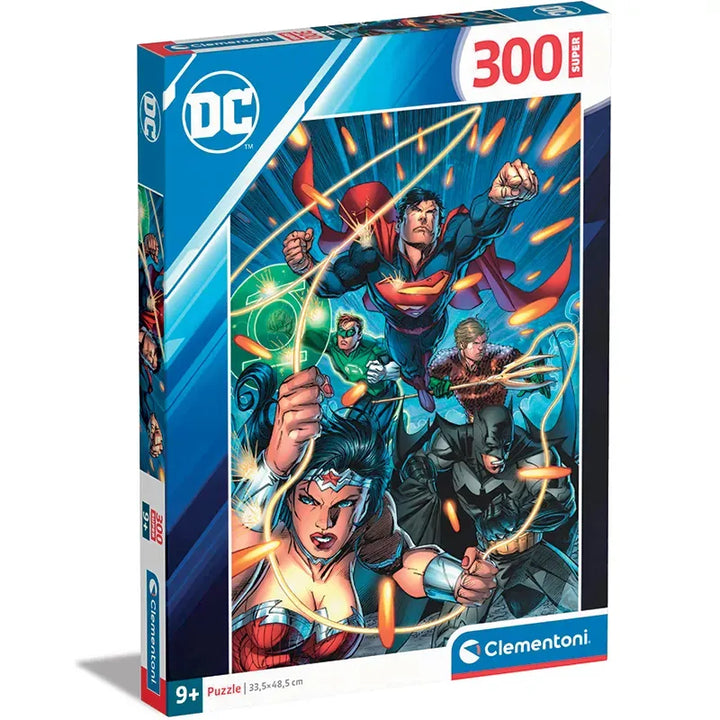 Rompecabezas 300 Piezas Dc Comics Clementoni Para Niños