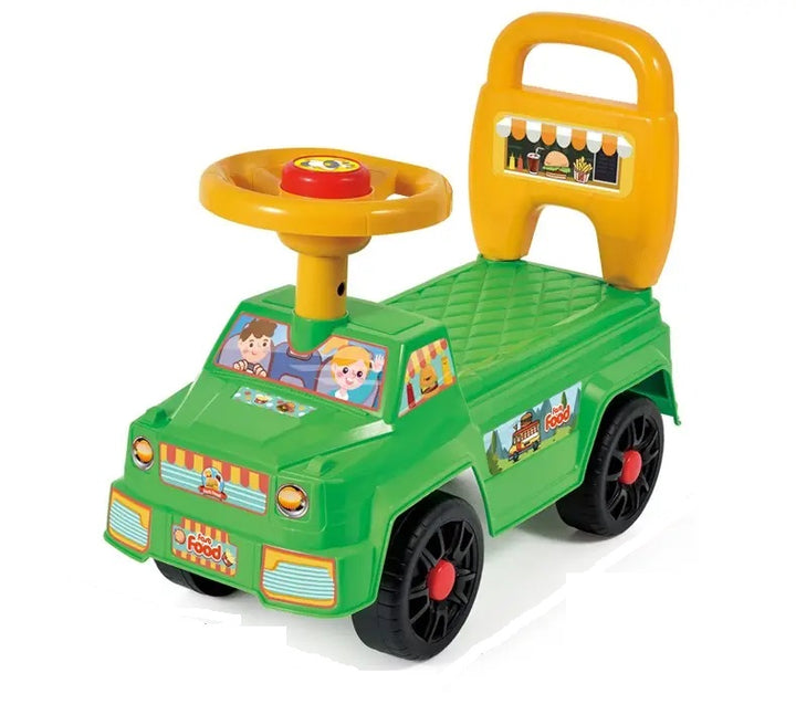 Carros Montable Con Timón Verde Para Niños