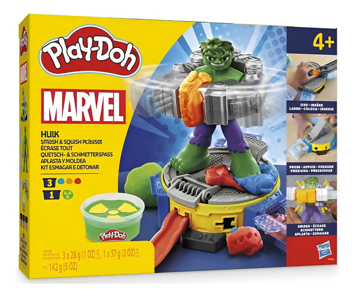 Juguete Play-doh Hulk Aplasta Y Moldea Niños