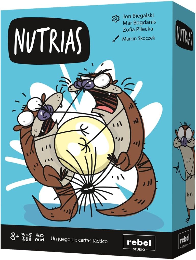 Juego De Mesa Cartas Estrategia Nutrias Para Niños Familia