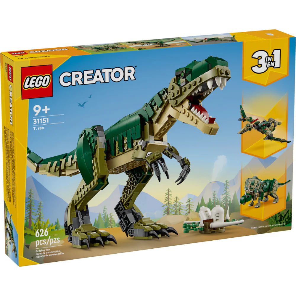 Juego Lego 626 Piezas T- Rex Para Niños