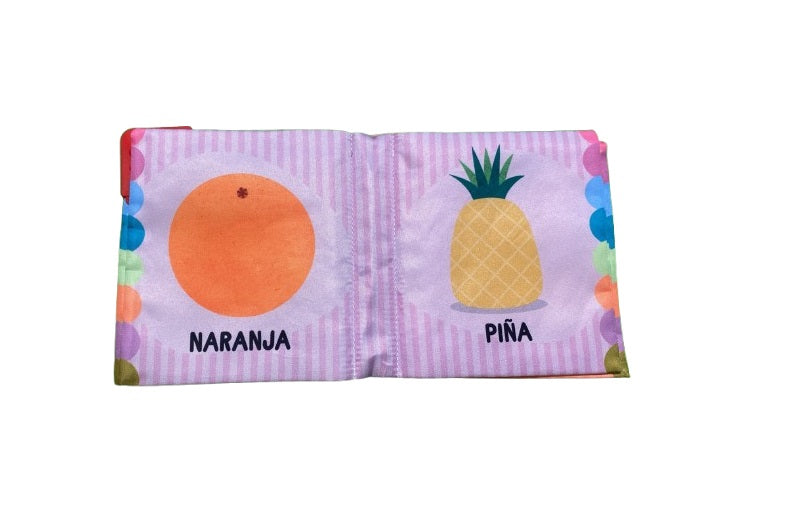 Mi Primer Libro De Tela frutas Para Bebés