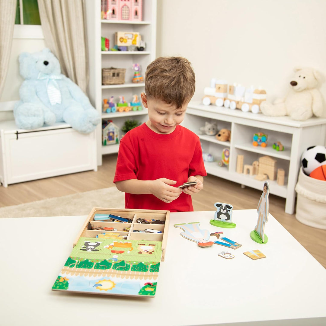 Juego Magnético De Vestir Profesiones Niños