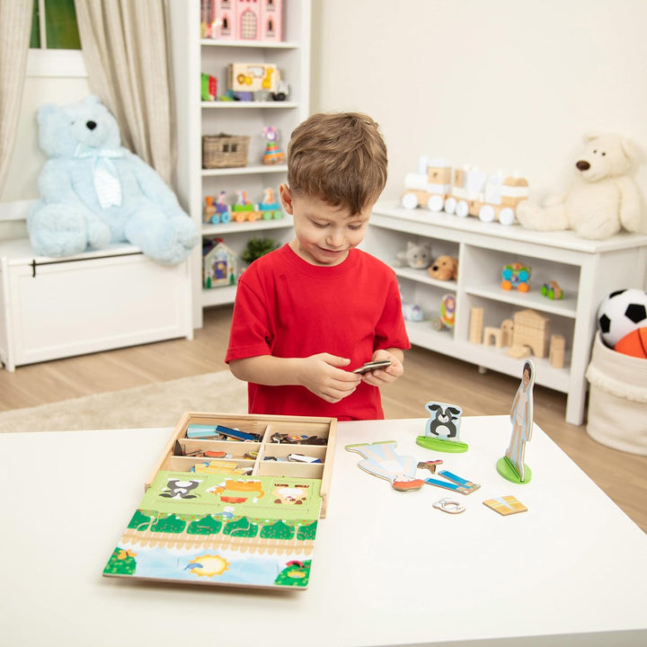 Juego Magnético De Vestir Profesiones Niños