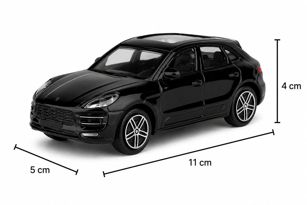 Carro Bburago 1/43 Coleccionable Porshe Macan Negro