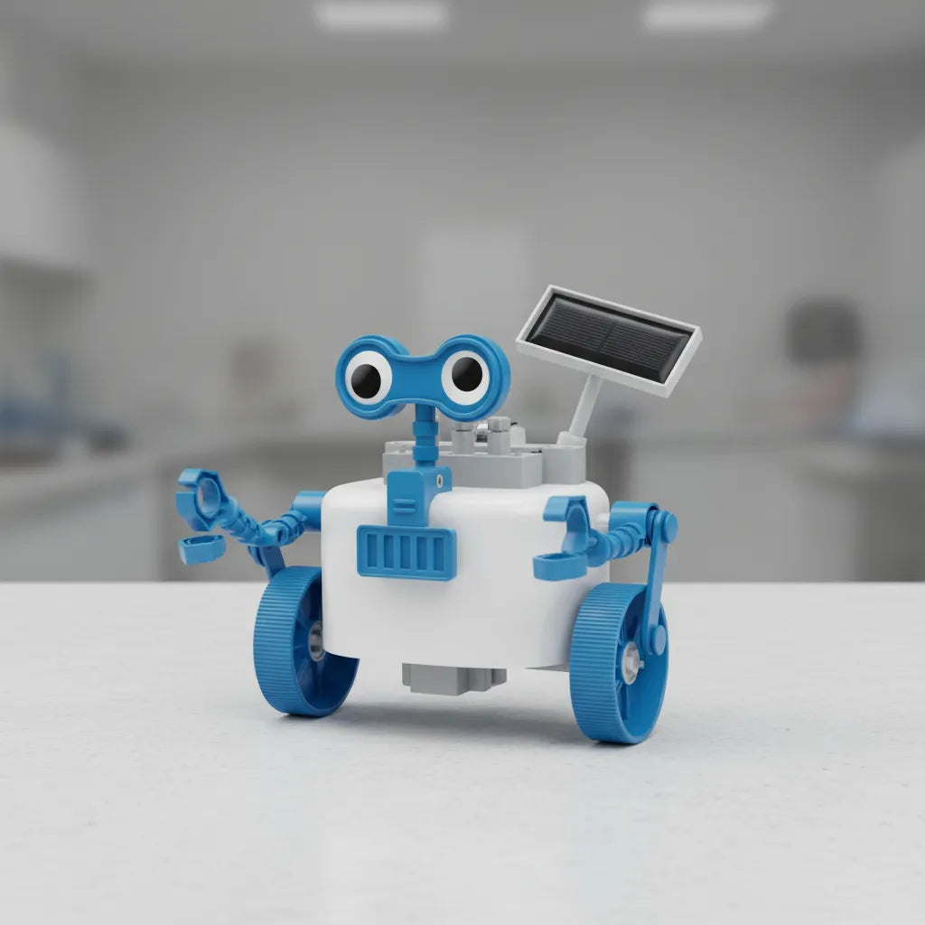 Experimento de juguete :  Robot de energía solar