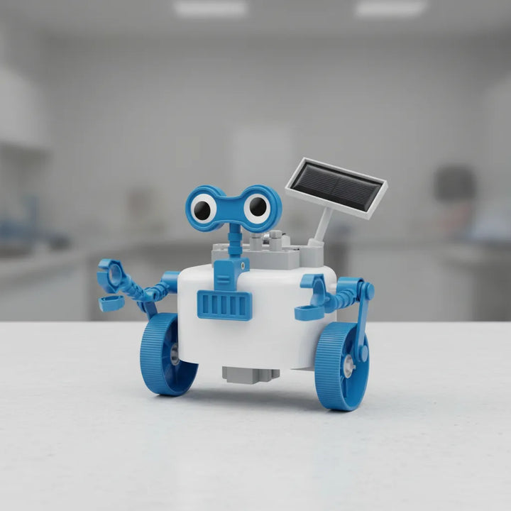 Experimento de juguete :  Robot de energía solar