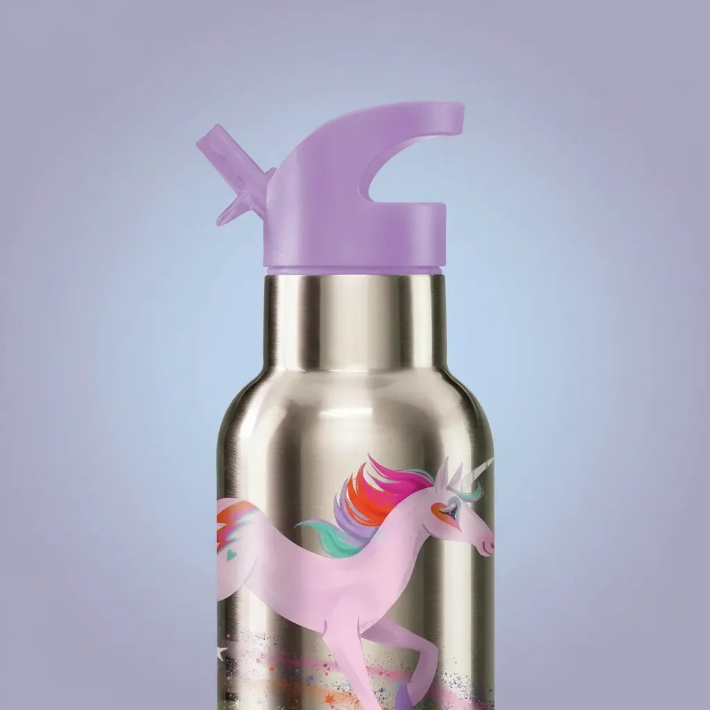 ermo De Acero Inoxidable Unicornio Para Niños