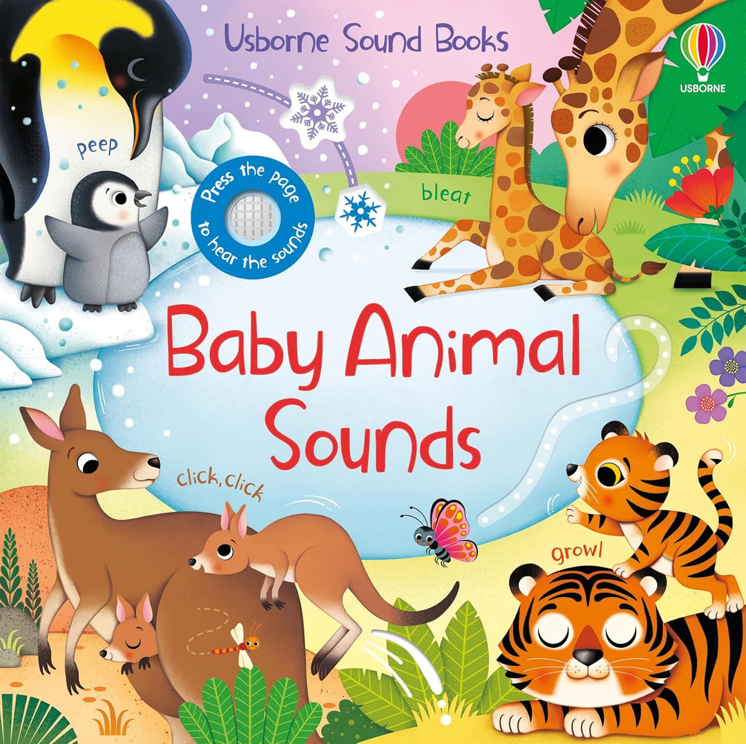 Libro Didáctico Con Sonidos Animales Bebés Para Niños