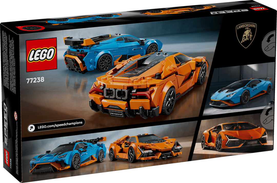 Juego Construcción Lamborghini Revuelto Y Hura Lego Niños