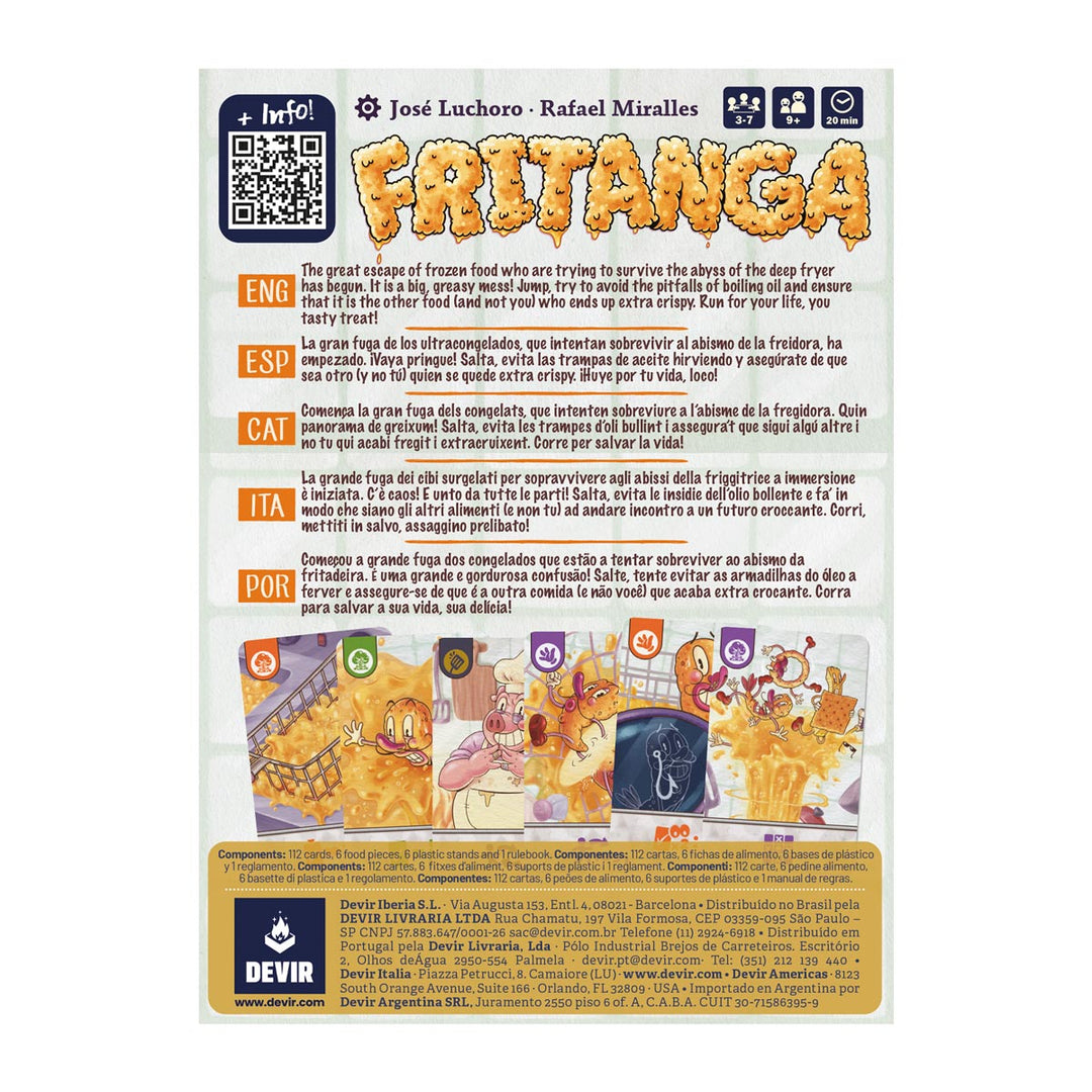 Juego De Mesa Fritanga Devir Para Niños