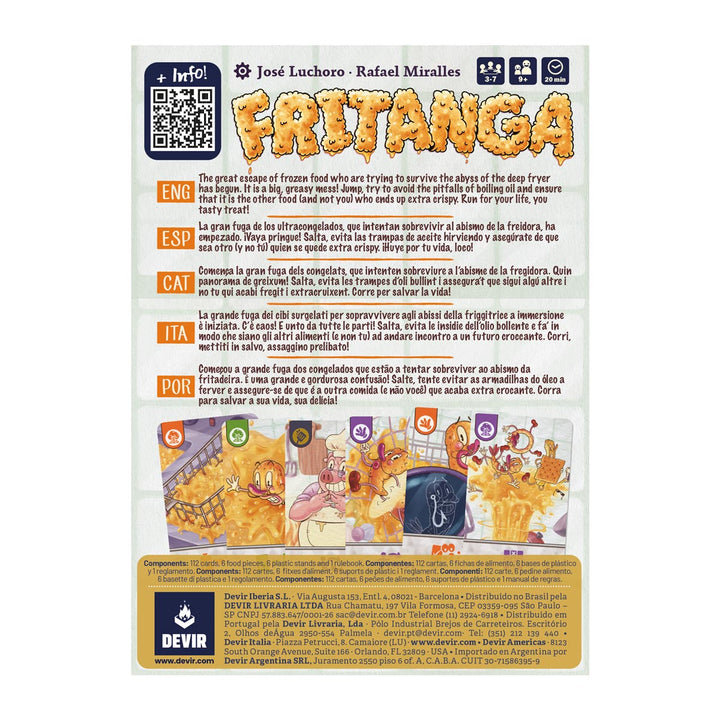 Juego De Mesa Fritanga Devir Para Niños