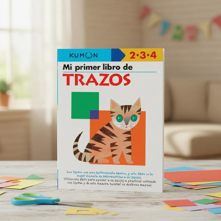 Libro didáctico Kumon Mi Primer Libro De Trazos para niños