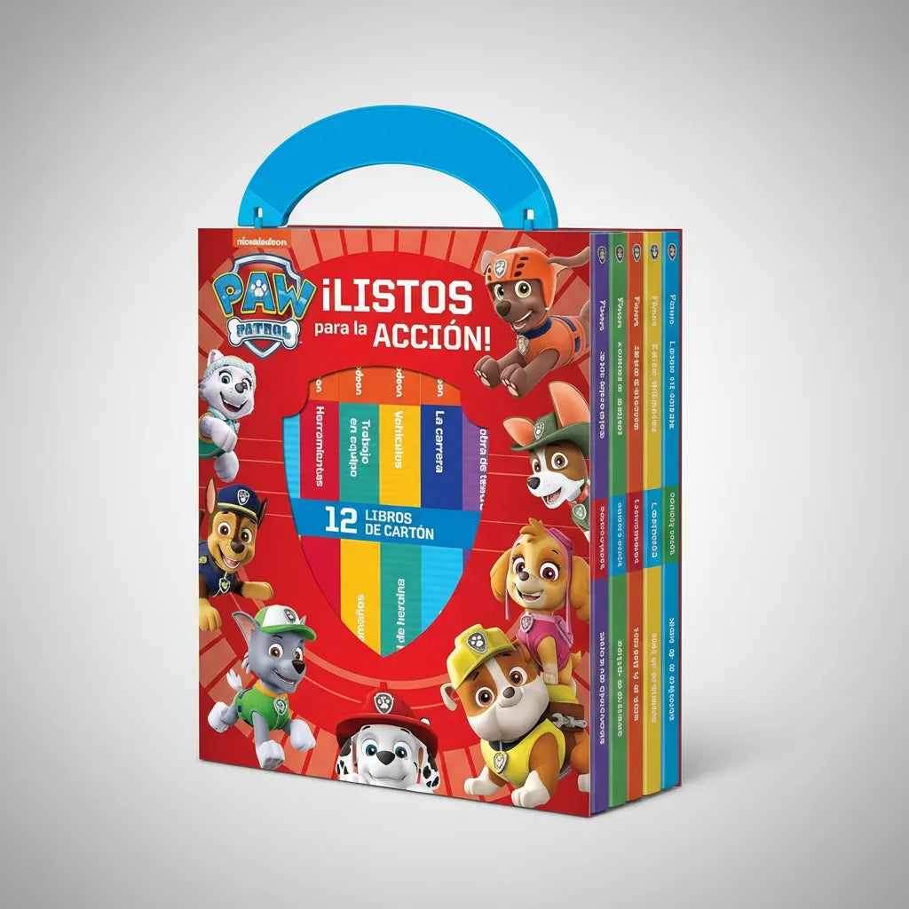 Libro Infantil educativo Paw Patrol 12 En 1 Para Niño