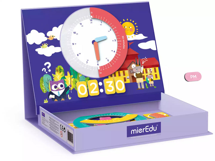 Juego Magnético Aprender La Hora Para Niños