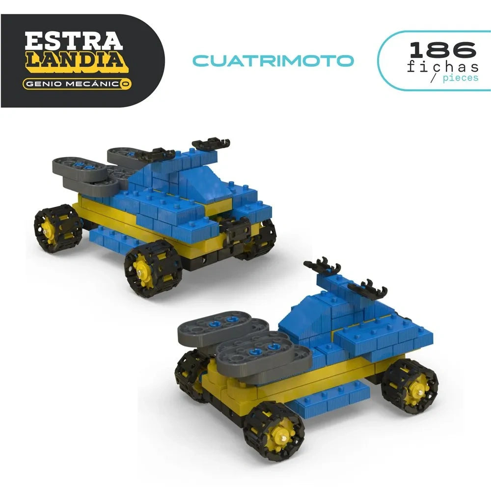 Set Construcción Genio Mecánico 186 piezas