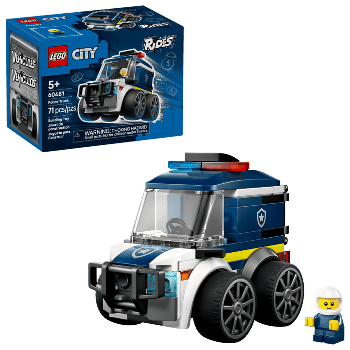 Juego Construcción Lego Original Camión Policía 71 Piezas