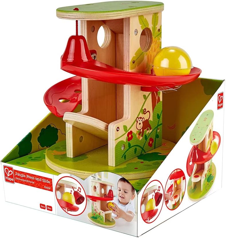 Juego Madera Con Rampa Y Campana Para Niños