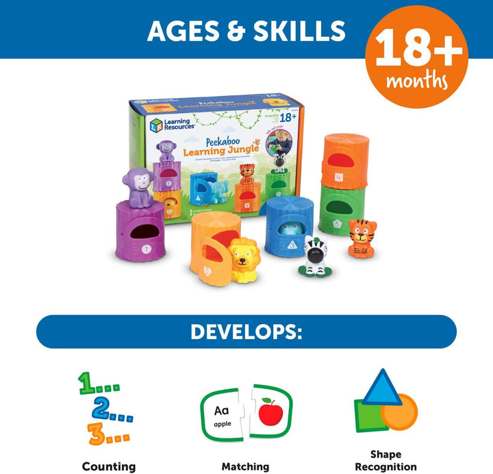 Juego Sensorial Jumbo Animales Para Niños