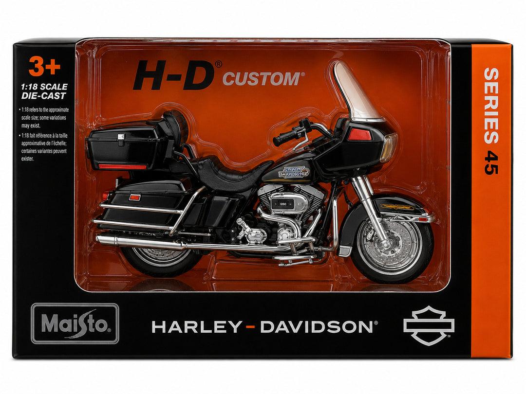 Moto escala Harley Davidson 1988 FLT Tour Glide Para Niños