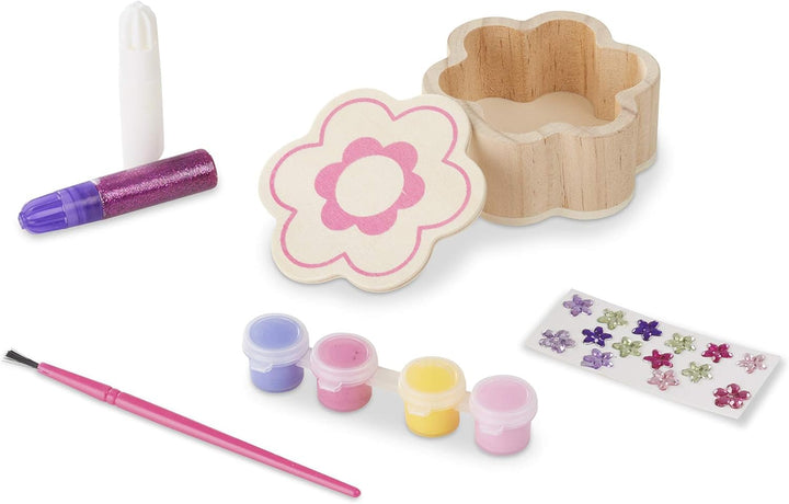 Juego Creativo Caja De Madera Flor Para Niños