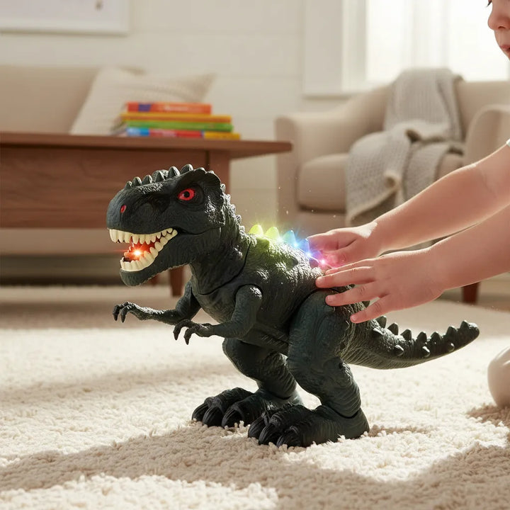Dinosaurio T-Rex Luces Sonido Y Movimiento