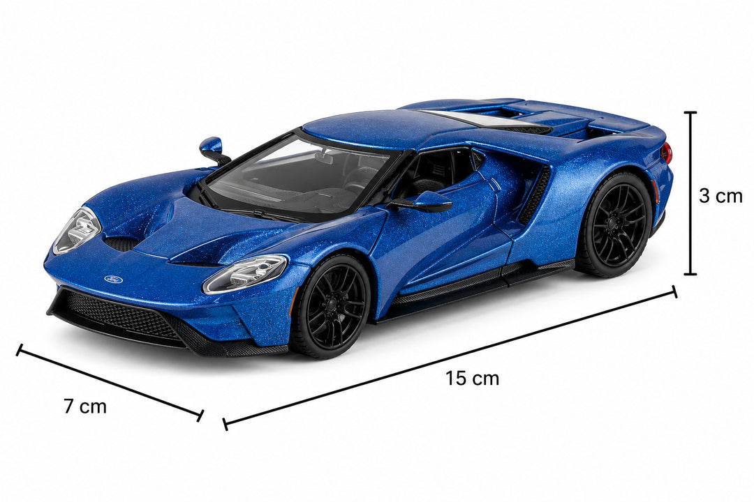 Carro A Escala 1/32 Coleccionable Bburago Ford Ft Azul