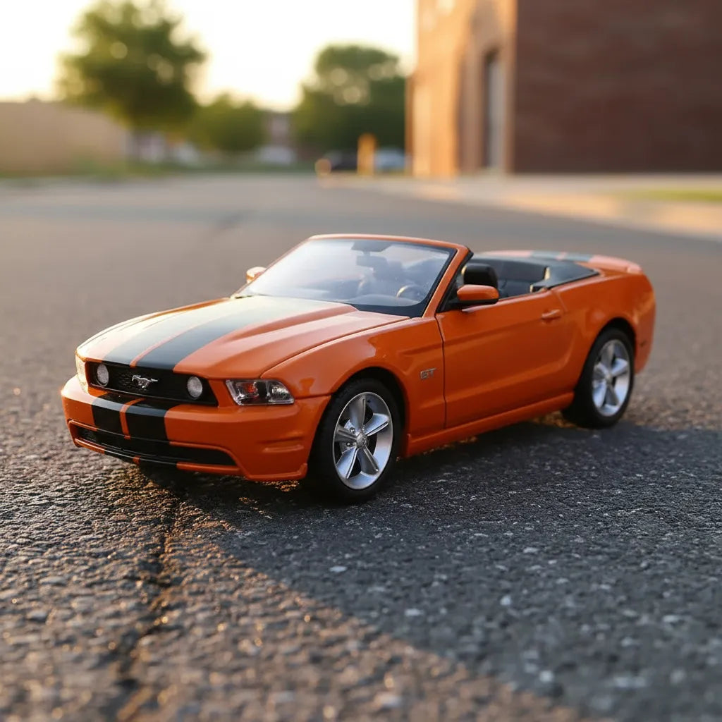 Carros Coleccionable 1/36 Ford 2010 Mustang Gt Naranja