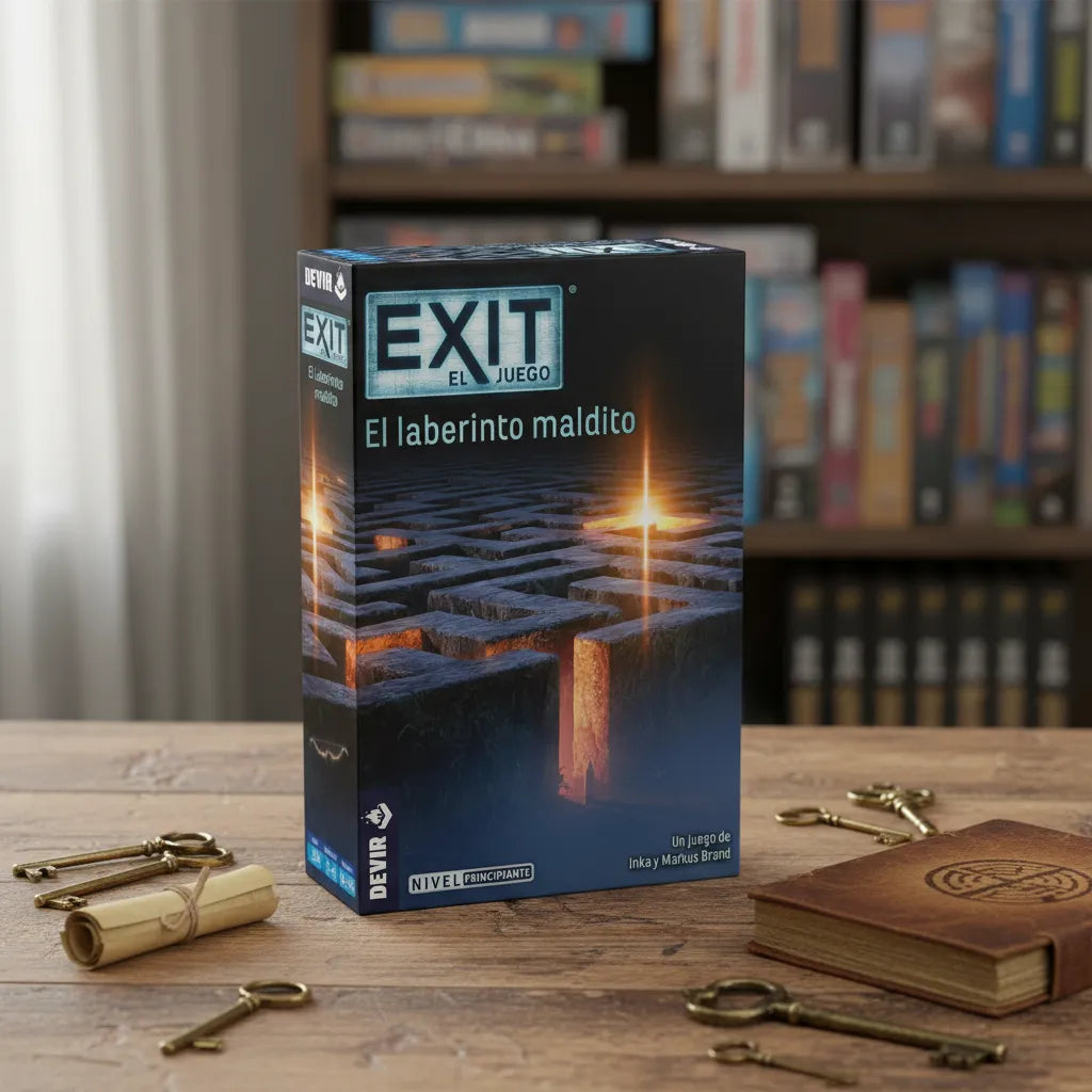 Juego De Mesa Exit El Laberinto Maldito Niños Adultos