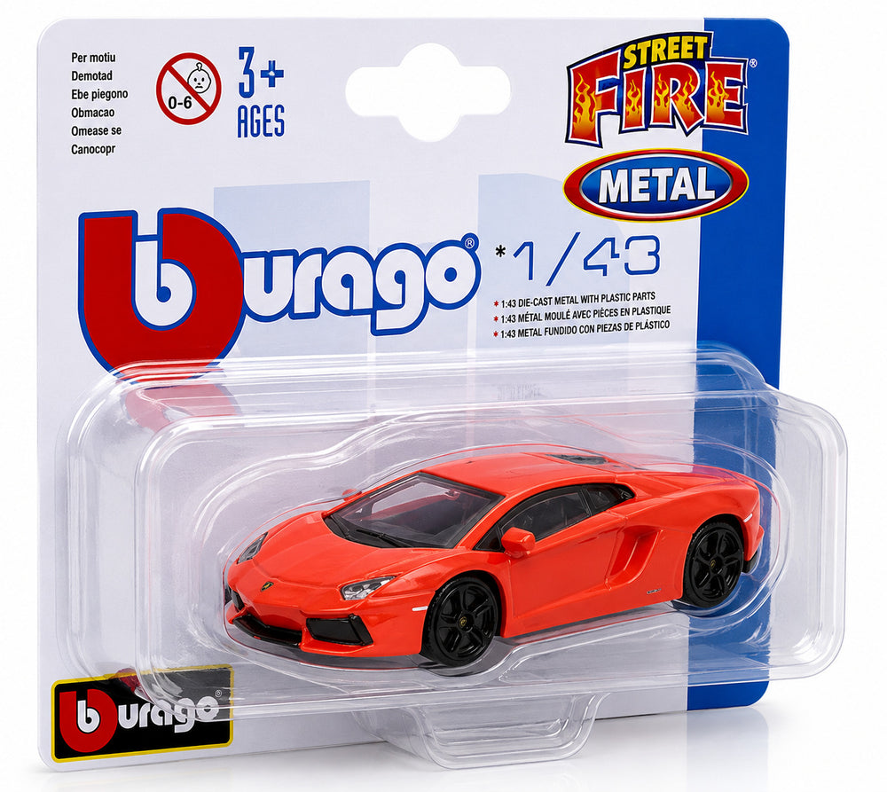 Carro A Escala 1/43 Lamborghini Aventador Coupe