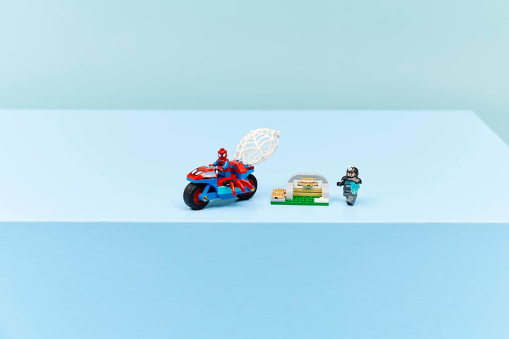 Juego Construcción Marvel Spidey Vs Rhino Moto Lego Original