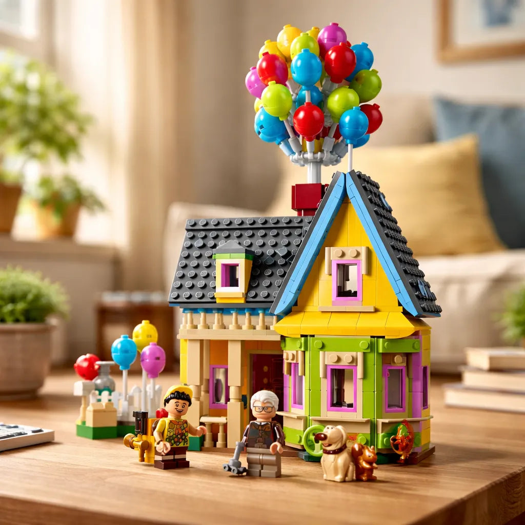 Juego De Construcción Disney Casa De Up 598 Piezas Niños