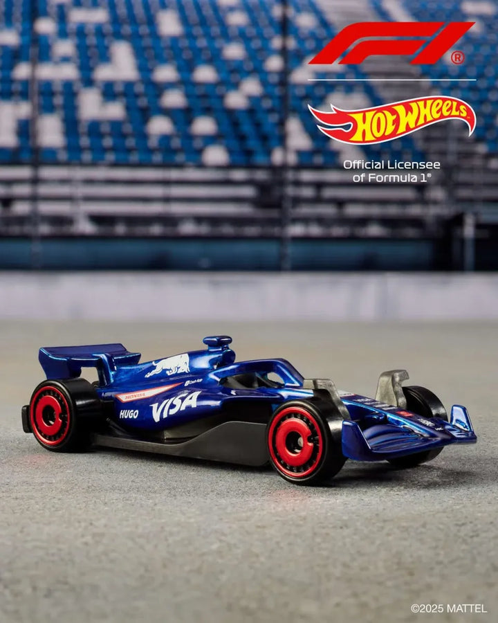 Set Wheel Fórmula 1 2024 Escala 1:64 Niños Azul
