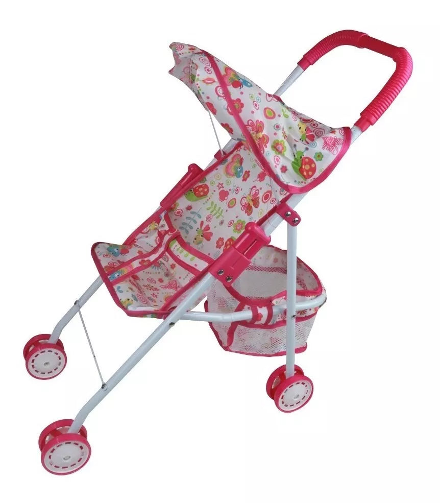 Juguete Cochecito  Diseño Floral Para Niñas