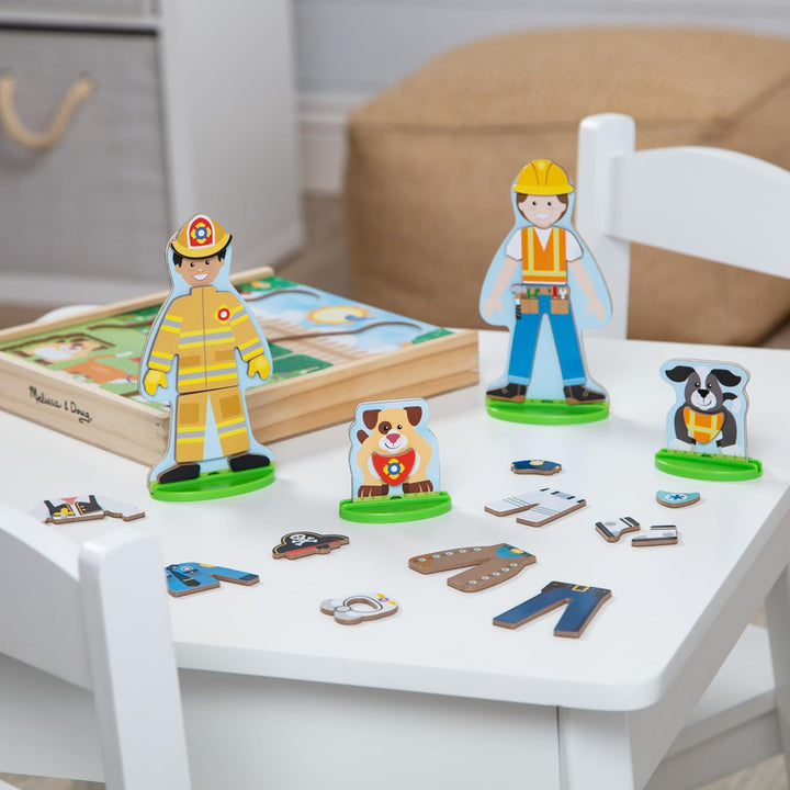 Juego Magnético De Vestir Profesiones Niños