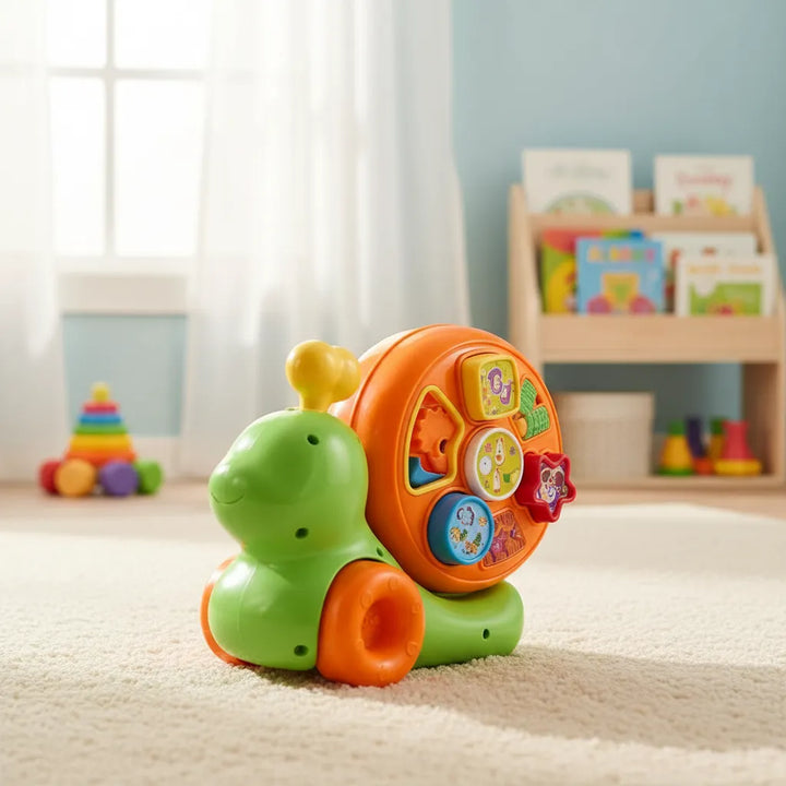 Juguete Caracol Con Figuras Y Colores Niños