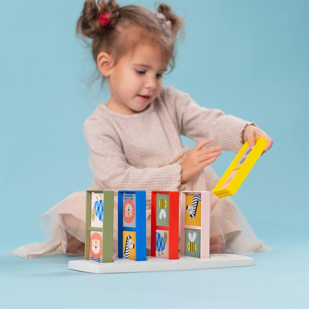 Juego Didáctico Dominó  De Doble Cara Para Niños