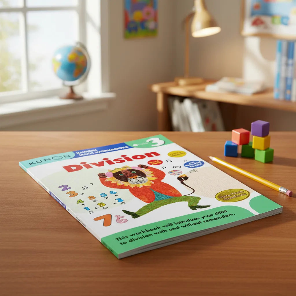 Libro Didáctico Kumon División Grade 3 Para Niños