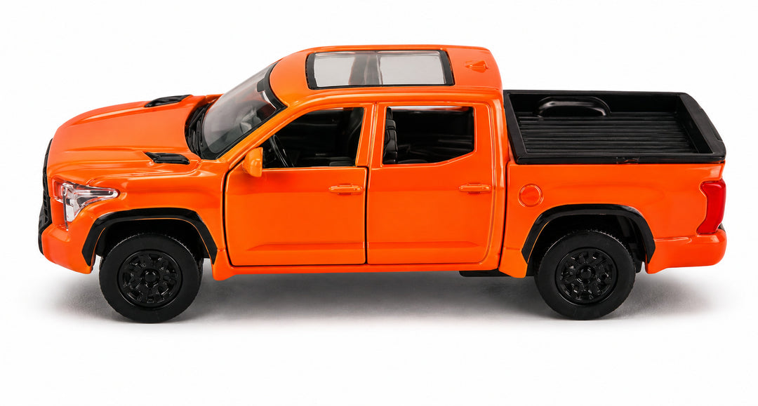 Carro Coleccionable 1:36 Toyota Tunddra Trd Pro Naranja