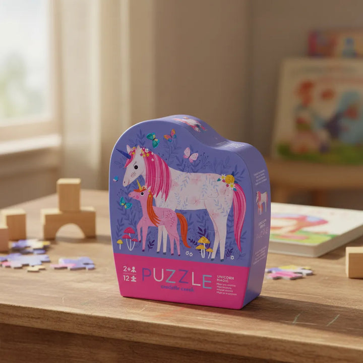Rompecabezas 12 piezas Unicornio mágico