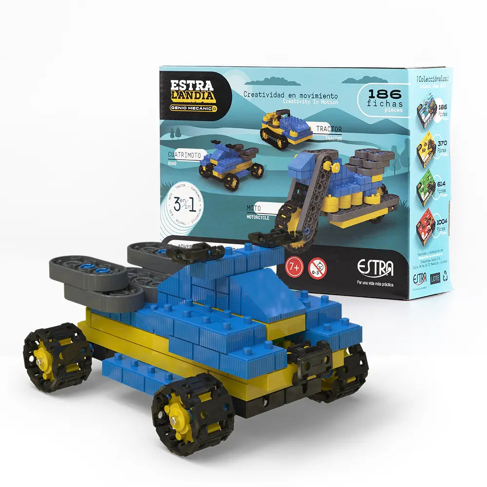 Set Construcción Genio Mecánico 186 piezas