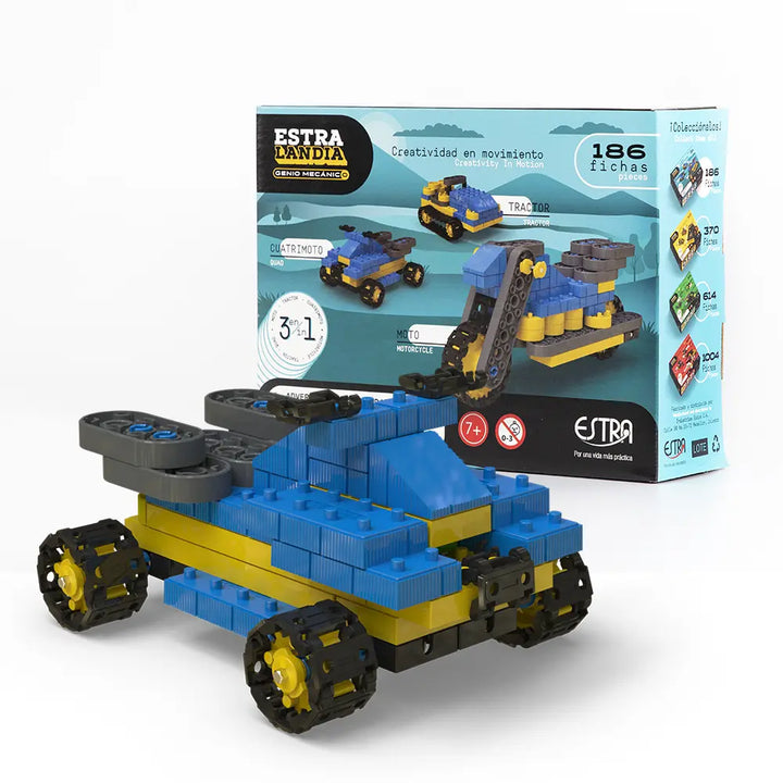 Set Construcción Genio Mecánico 186 piezas